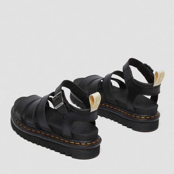 NEW Dr. Martens Vegan Blaire Felix Gladiator Flatform Sandals Black size 11 - Picture 7 of 12